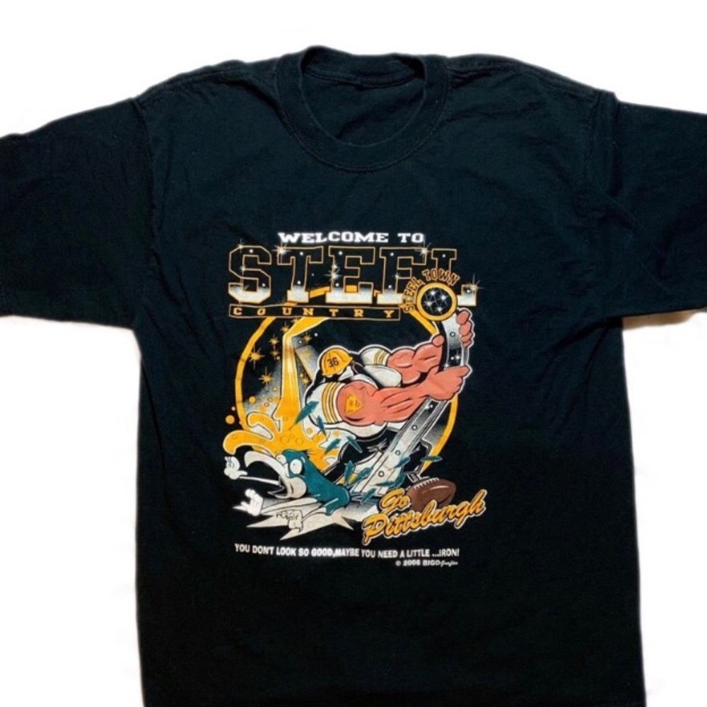 Vintage Bootleg Pittsburgh Steelers Tee